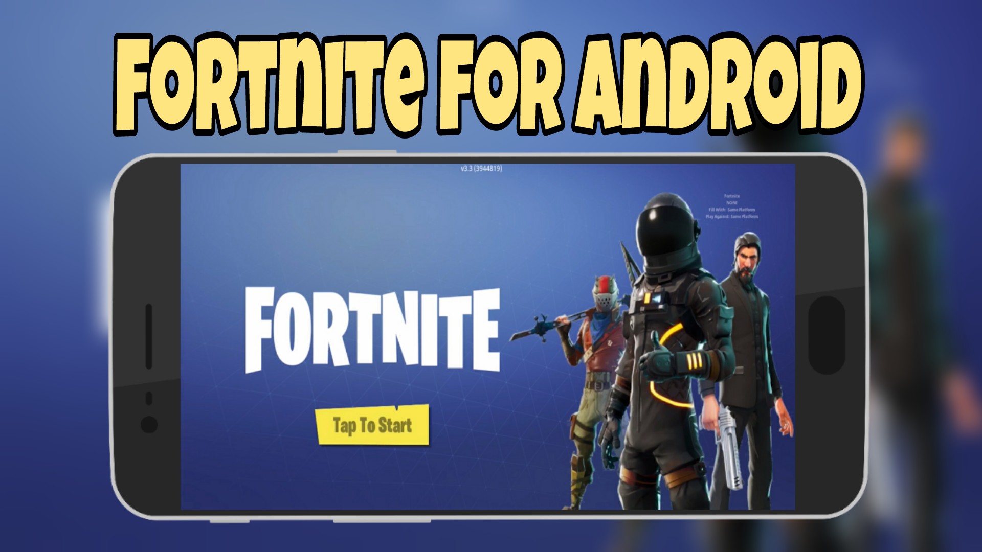 install fortnite on your android mobile - fortnite android on pc