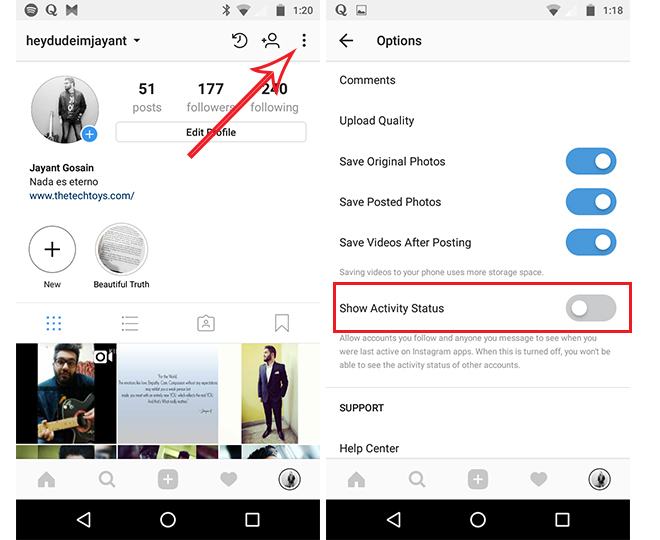 how to hide likes and activity on instagram - instagram activity followers